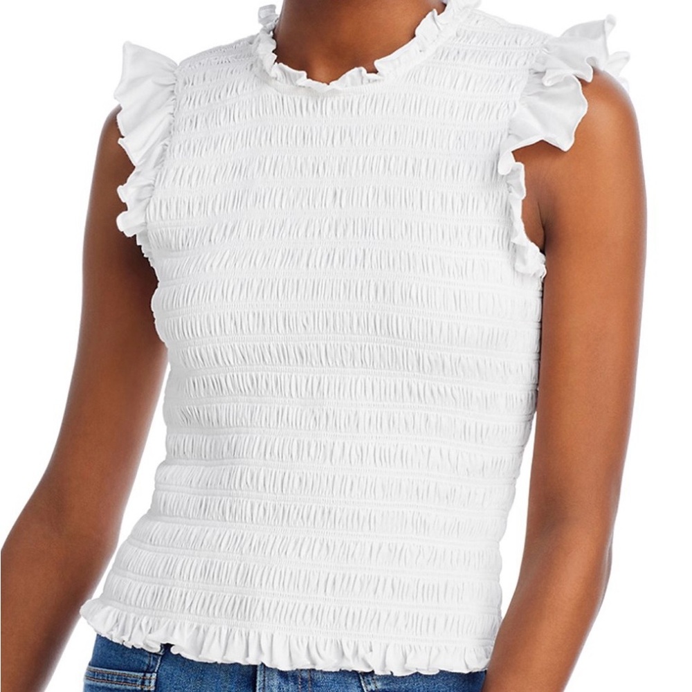 Veronica Beard wyles tank in white size Large new with tags